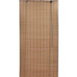 Woon- & Tuinaccessoires*vidaXL Rolgordijn 80x160 cm bamboe Bruin