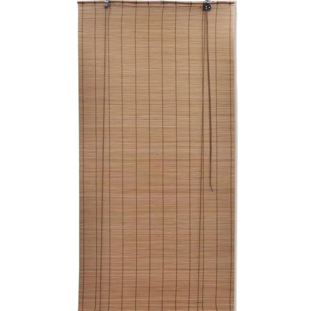 Woon- & Tuinaccessoires*vidaXL Rolgordijn 80x160 cm bamboe Bruin