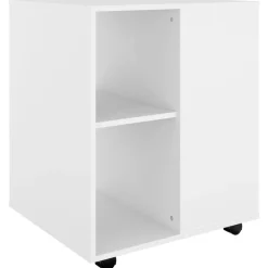 Kasten & Opbergmeubelen*vidaXL Rolkast 60x53x72 cm bewerkt hout Wit