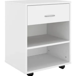 Kasten & Opbergmeubelen*vidaXL Rolkast 46x36x59 cm bewerkt hout Wit