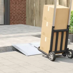 Rolstoelhelling 270 kg Zilver 62 x 73 x 5 cm Aluminium><noscript><img width=