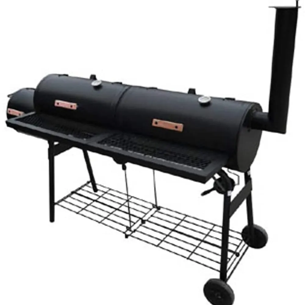 Keuken & Eetkamer*vidaXL Rookbarbecue Nevada XL zwart