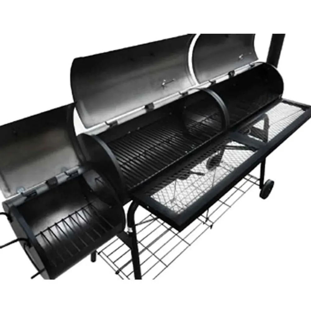 Keuken & Eetkamer*vidaXL Rookbarbecue Nevada XL zwart