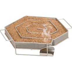 Keuken & Eetkamer*vidaXL Rookgenerator koud 6-hoekig 22,5 cm roestvrij staal