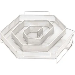 Keuken & Eetkamer*vidaXL Rookgenerator koud 6-hoekig 22,5 cm roestvrij staal