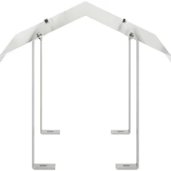 Houtkachel- & Haardaccessoires*vidaXL Rookkap Zilver 40 x 40 x 37,5 cm Roestvrij staal