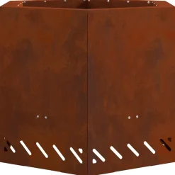Rookloze Vuurschaal Bruin 58 x 58 x 51 cm Cortenstaal>vidaXL Best