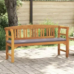 Rozenbank Natuurlijk 157 x 46 x 82,5 cm Massief Acaciahout>vidaXL New