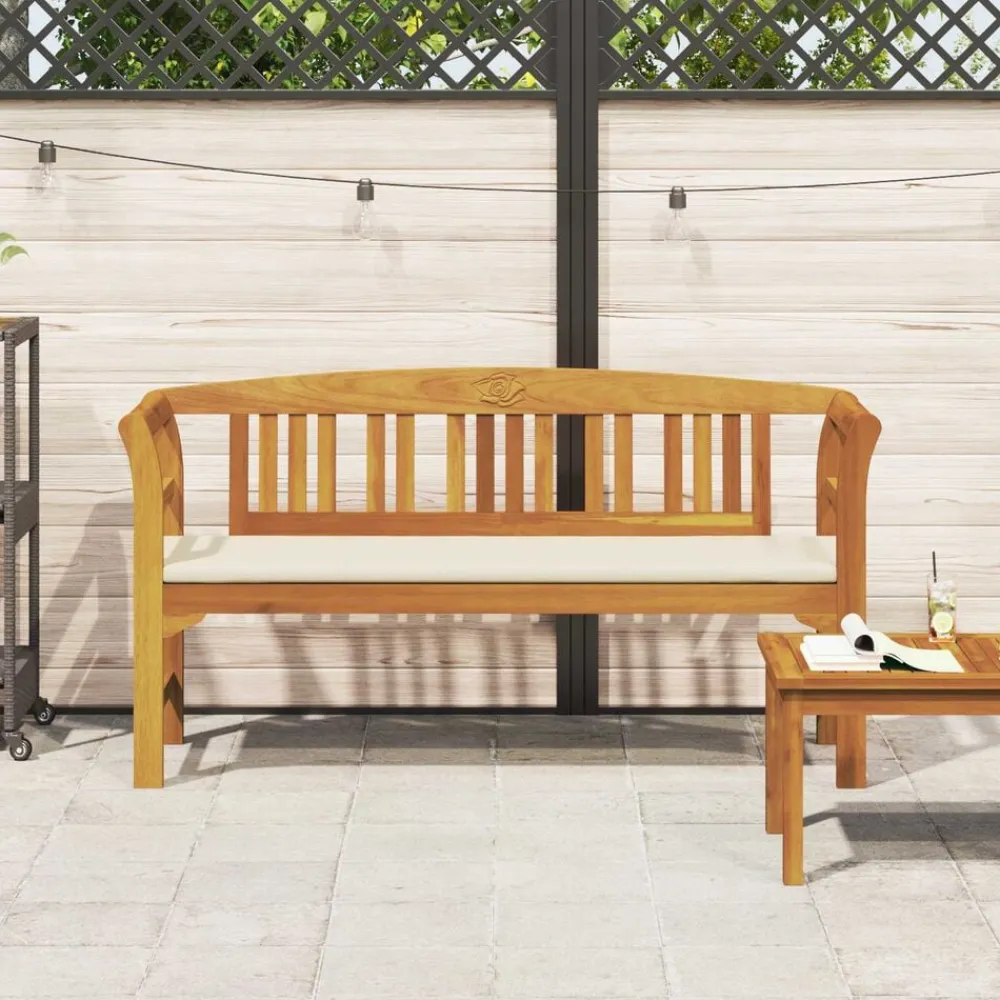 Rozenbank Natuurlijk 157 x 46 x 82,5 cm Massief Acaciahout>vidaXL Online