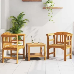 Rozenbank Natuurlijk 68,5 x 46 x 82,5 cm Massief Acaciahout>vidaXL Clearance