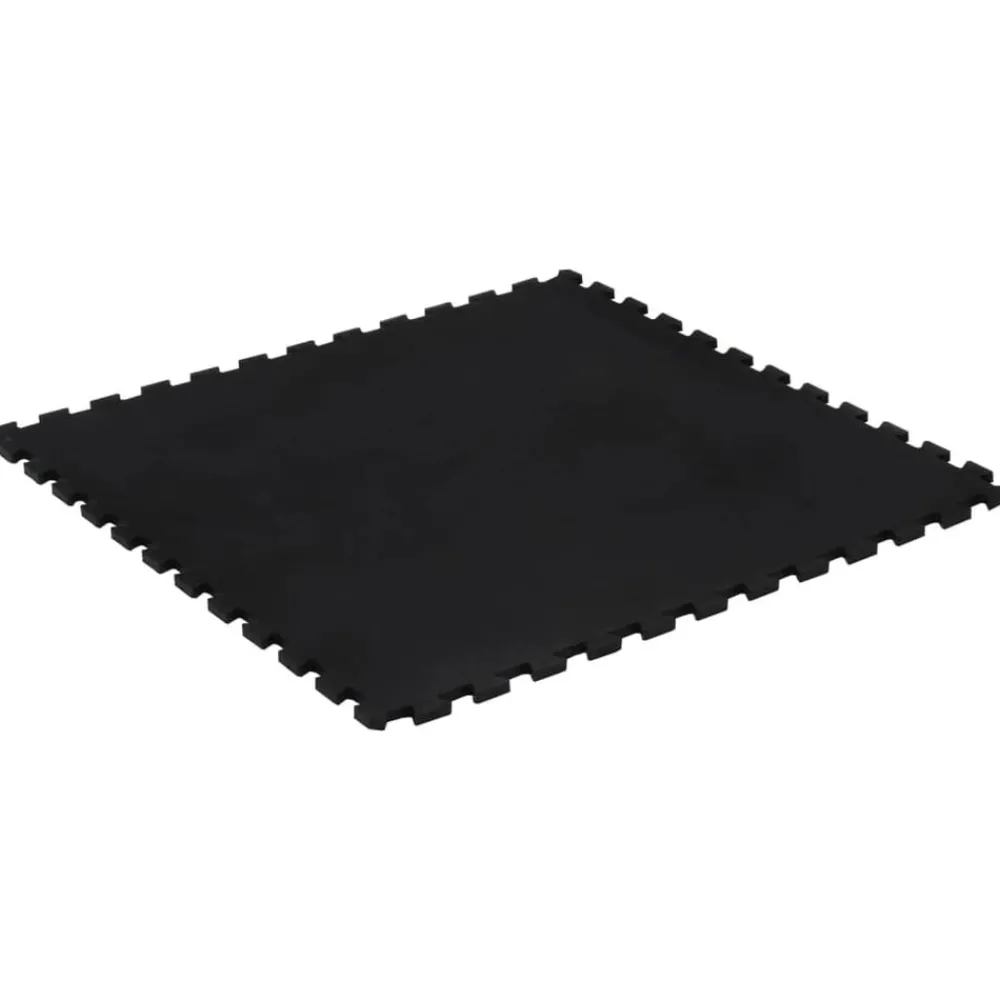 Rubbertegel 12 mm 100x100 cm zwart>vidaXL Clearance