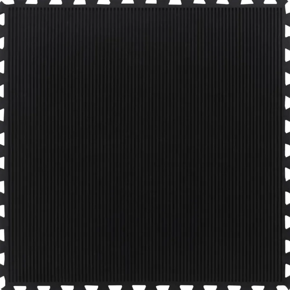 Rubbertegel 12 mm 100x100 cm zwart>vidaXL Clearance