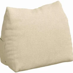 Woon- & Tuinaccessoires*vidaXL Rugkussen Crème 45 x 20 x 35 cm Stof Crème