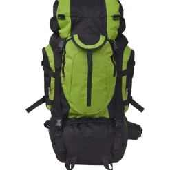 Bagage & Tassen*vidaXL Rugzak hiking XXL 75 L zwart en Groen