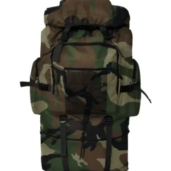 Bagage & Tassen*vidaXL Rugzak legerstijl XXL 100 L Camouflage