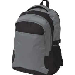 Bagage & Tassen*vidaXL Rugzak voor school 40 L zwart en Grijs