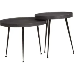 Salontafel 2 stuks bewerkt hout>vidaXL Best
