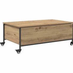 Salontafel Artisan Eiken 91 x 55 x 32 cm Bewerkt hout>vidaXL