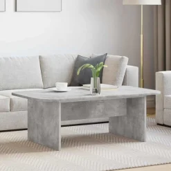 Tafels*vidaXL Salontafel Beton Grijs 93 x 53 x 33 cm Bewerkt hout Betongrijs