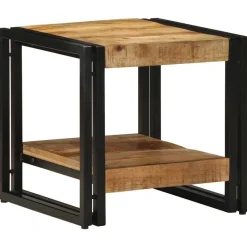 Salontafel Bruin 40 x 40 x 38 cm Massief Mango Hout>vidaXL Outlet