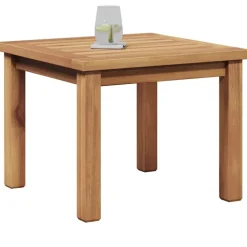 Tuinmeubelen*vidaXL Salontafel Bruin 45 x 45 x 36 cm Massief Teakhout
