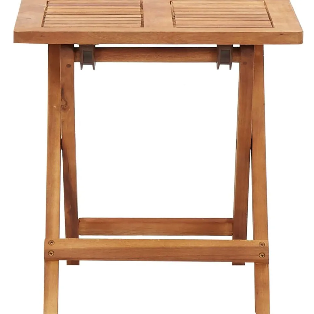 Salontafel inklapbaar 40x40x40 cm massief acaciahout>vidaXL Hot