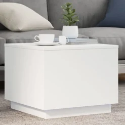 Salontafel met LED-verlichting 50x50x40 cm>vidaXL Hot