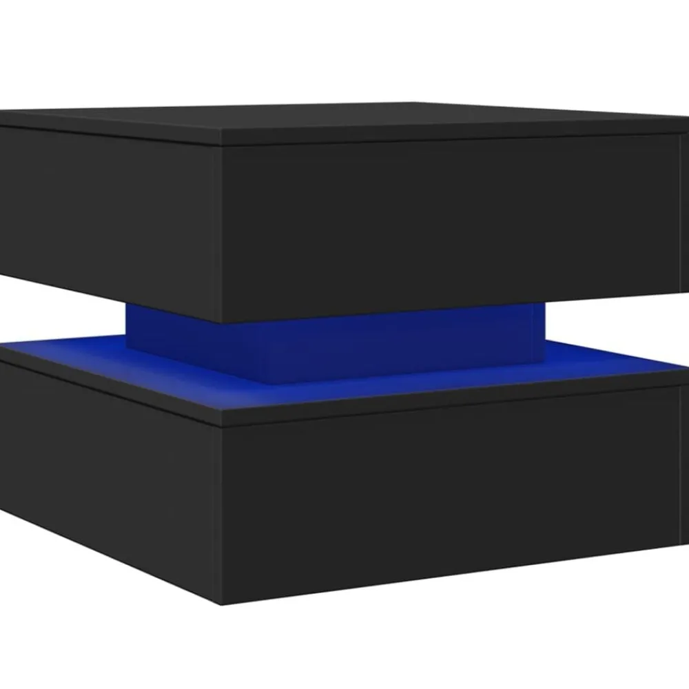 Salontafel met LED-verlichting 50x50x40 cm>vidaXL Outlet