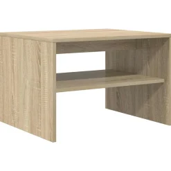 Tafels*vidaXL Salontafel 60 x 50 x 40 cm Bewerkt hout Sonoma eiken
