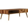 Salontafel 110x50x37 cm acaciahout met honing afwerking>vidaXL