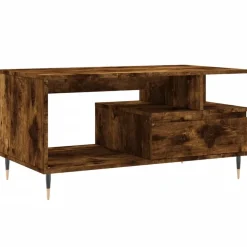 Salontafel 90x49x45 cm bewerkt hout kleurig>vidaXL New
