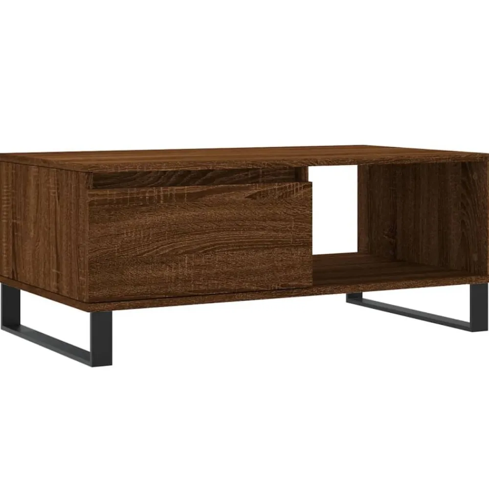 Salontafel 90x50x36,5 cm bewerkt hout>vidaXL Clearance