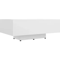 Tafels*vidaXL Salontafel 85x55x31 cm bewerkt hout Wit