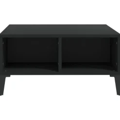 Tafels*vidaXL Salontafel 60x60x30 cm bewerkt hout Zwart