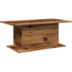 Tafels*vidaXL Salontafel 102x55,5x40 cm bewerkt hout oude houtkleurig Oud hout