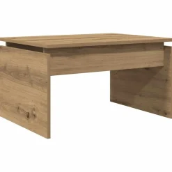 Salontafel 68x50x38 cm bewerkt hout artisanaal eikenkleur>vidaXL Discount