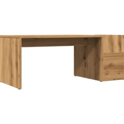 Salontafel 90x45x35 cm bewerkt hout artisan eikenkleurig>vidaXL Online
