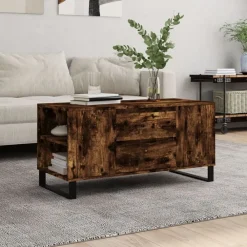 Salontafel 102x44,5x50 cm bewerkt hout kleurig>vidaXL Outlet