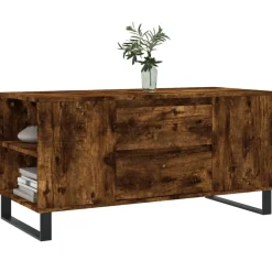 Salontafel 102x44,5x50 cm bewerkt hout kleurig><noscript><img width=
