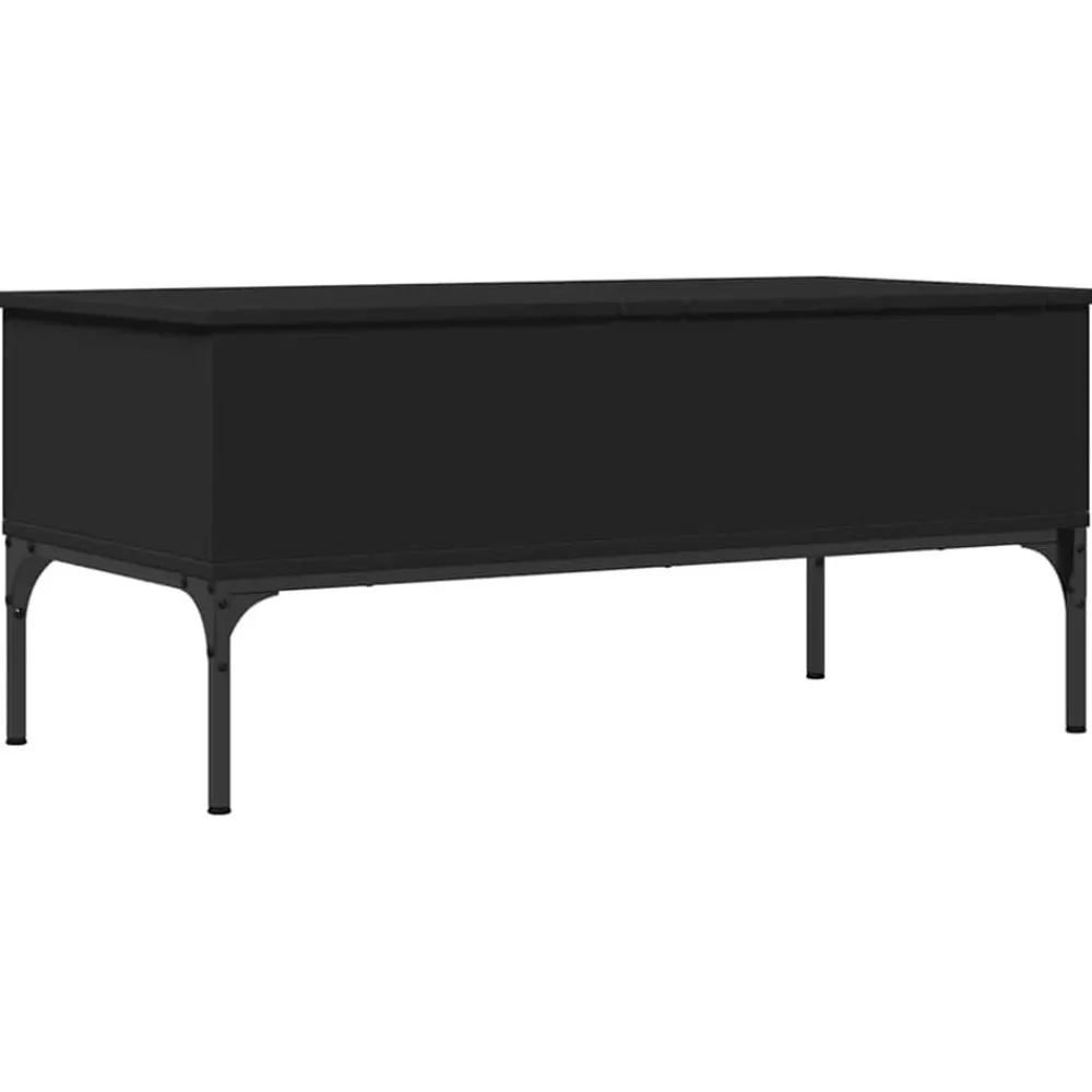 Salontafel 100x50x45 cm bewerkt hout en metaal>vidaXL