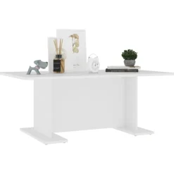 Tafels*vidaXL Salontafel 103,5x60x40 cm bewerkt hout Wit