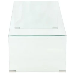 Salontafel 98x45x30 cm gehard glas transparant><noscript><img width=