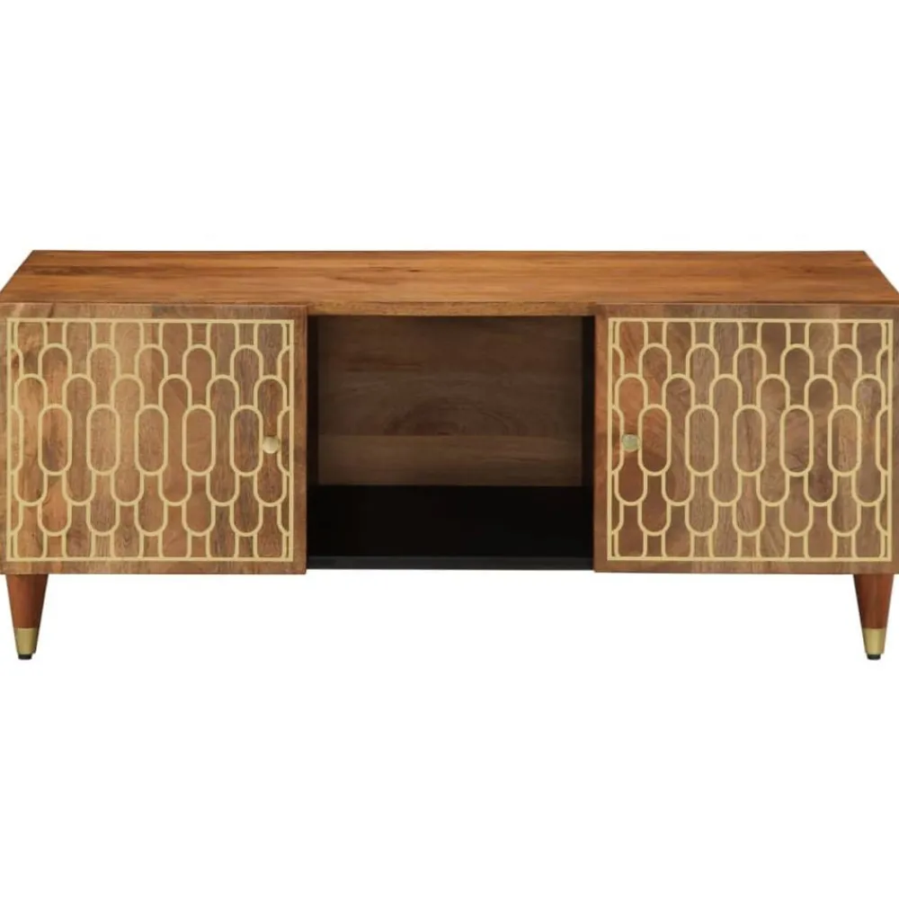 Salontafel 100x54x40 cm massief mangohout>vidaXL Online