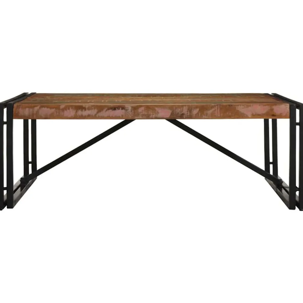 Salontafel 100x100x35 cm massief gerecycled hout meerkleurig>vidaXL Sale