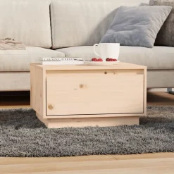 Salontafel 55x56x32 cm massief grenenhout>vidaXL Outlet