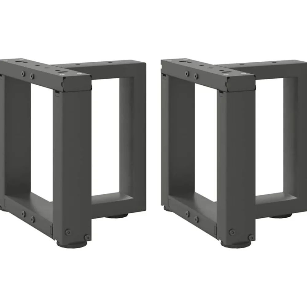 Salontafelpoten 2 st T-vormig 30x25x(30-31) cm staal>vidaXL Clearance