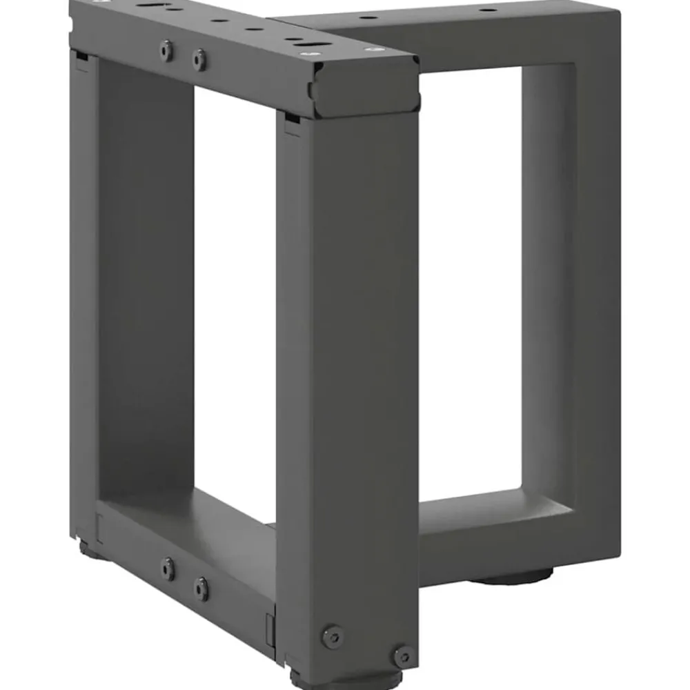 Salontafelpoten 2 st T-vormig 30x25x(30-31) cm staal>vidaXL Clearance