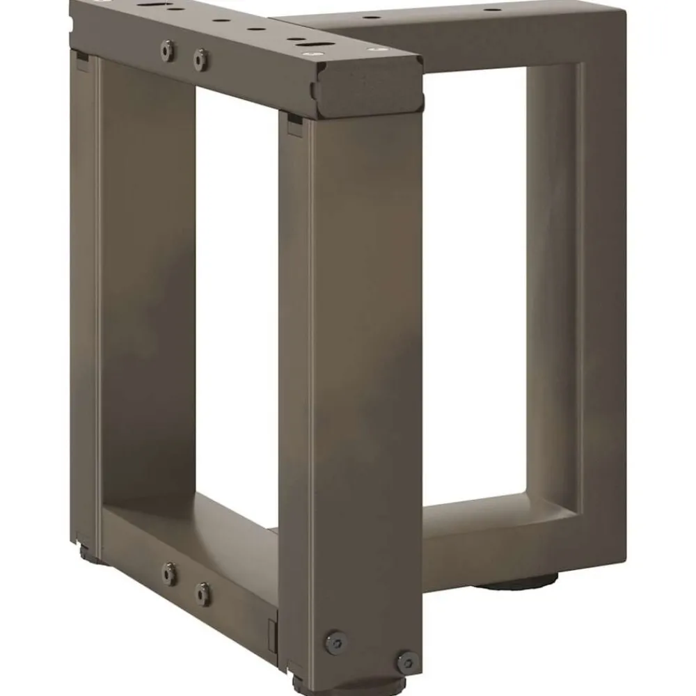 Tafelaccessoires*vidaXL Salontafelpoten 2 st T-vormig 30x25x(30-31) cm staal Naturel