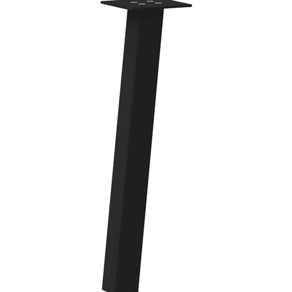 Tafelaccessoires*vidaXL Salontafelpoten 4 st 30 cm staal Zwart