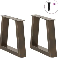 Salontafelpoten 2 st V-vormig 30x(30-31,3) cm staal><noscript><img width=